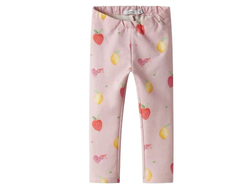 Name It sweat leggings pink frosting med jordbær